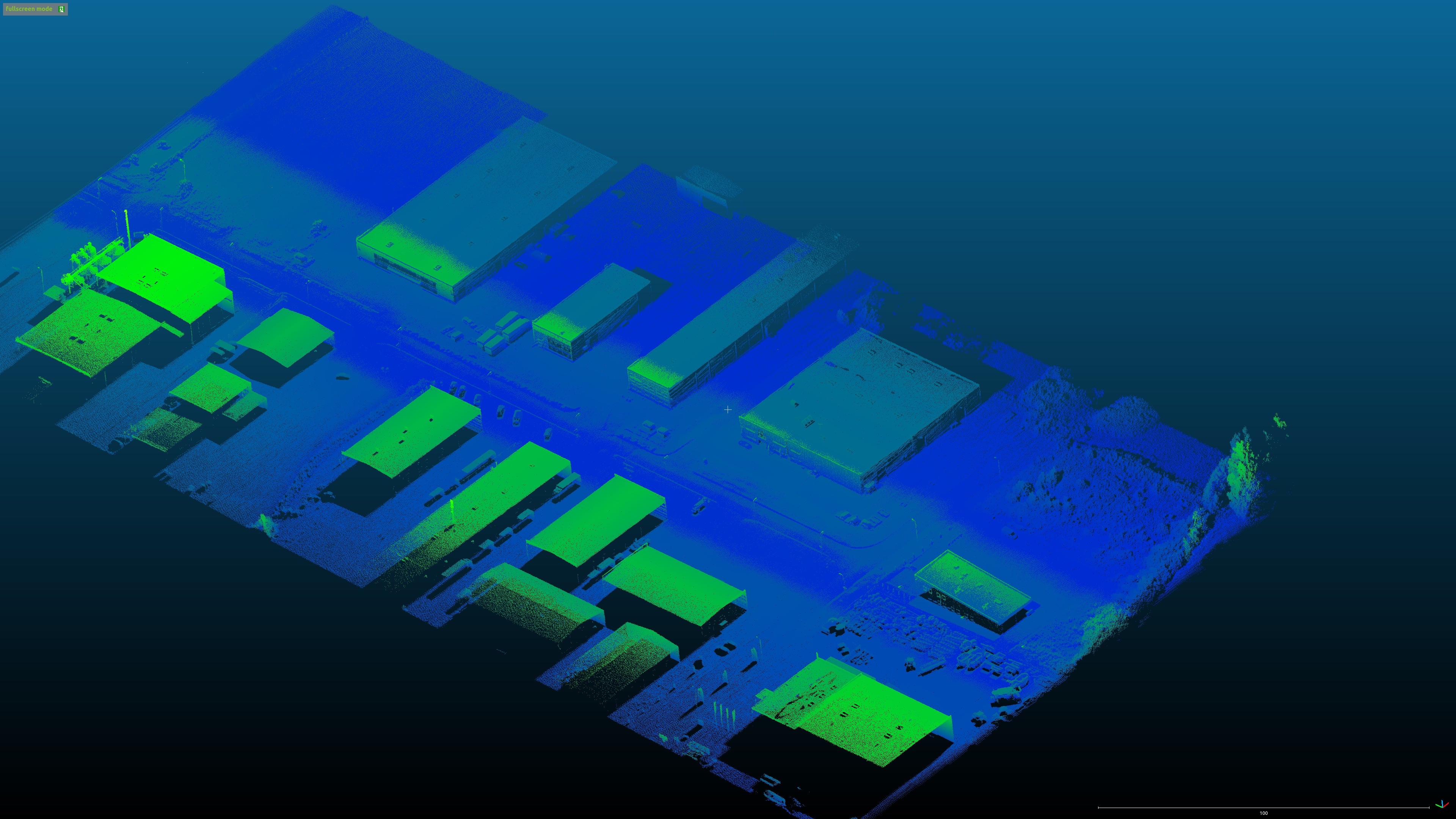 Detailed STREET point cloud generated by Flaperon