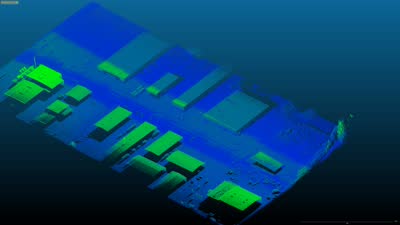 Detailed STREET point cloud generated by Flaperon
