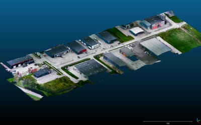 RGB point cloud generated by Flaperon